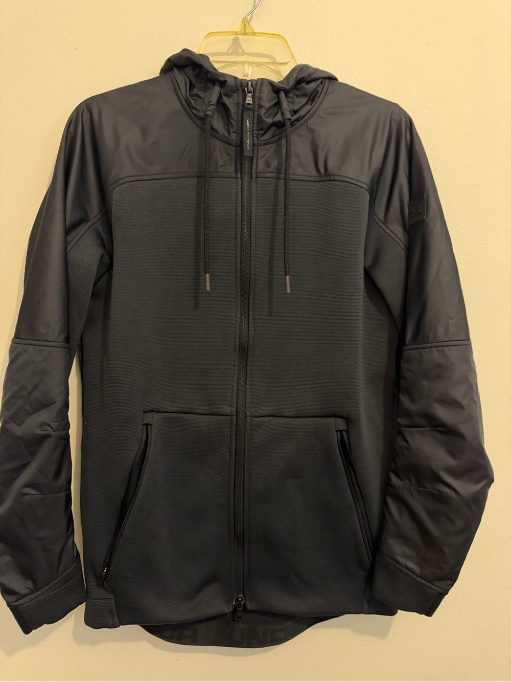 Men's Under Armour Black Full-Zip Hooded Jacket